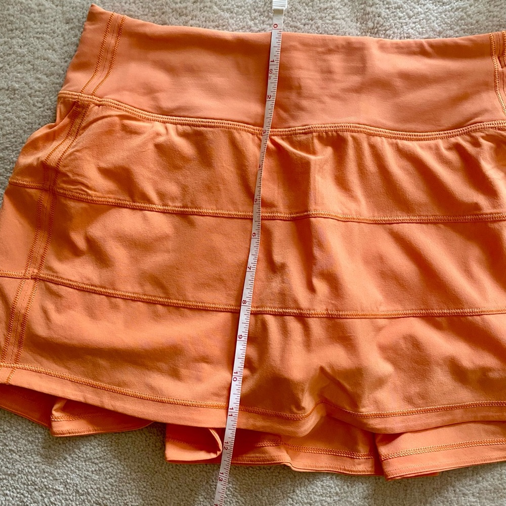 LULULEMON Pace Rival Skirt MR Golden Apricot - Picture 9 of 9